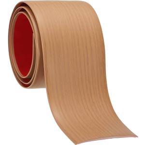 PATIKIL Self Adhesive Floor Transition Strip 10 ft x 3" Vinyl Flat Divider Flooring for Joining Floor Gaps Carpet Transition Floor Tiles, Yellow Oak