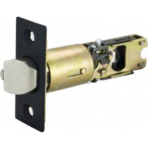 Design House 779280 Adjustable 2-Way Square Corner Replacement Entry Latch Matte Black