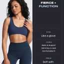 Aoxjox Women's Workout Sports Bras Basic Baddie Fitness Training Gym Bra Yoga Crop Tank (M)