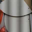 VASAGLE Corner Shelf Wall Mount, 5-Tier Floating Corner Bookshelf, Plant Shelf for Bedroom, Living Room, Bathroom, Home Office, Rustic White