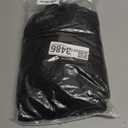 Surmente Black Tablecloth 90 x 132-inch Rectangular Polyester Table Cloth for Weddings, Banquets, or Restaurants