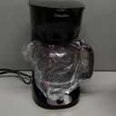 Mueller 12-Cup Drip Coffee Maker - Borosilicate Carafe, Auto-Off, Reusable Filter, Anti-Drip, Keep-Warm Function, Clear Water Level Window Coffee Machine, Kitchen Essentials & Accessories (Black)