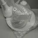 NIANDAIXIU 3 Pcs Metal Cake Stand, Cake Pop Stand Set of Disc Diameter 8" 10" 12", Tall Cake Stands for Dessert Table, Perfect Display for Wedding, Party, Birthday, Baby Shower, Decorations (White)