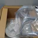 Bemis Assurance 3" Raised Toilet Seat with Handles, Made in USA, Clean Shield Guard, Secure Hinges, Elongated, White