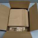 100 Pcs Bread Bags for Homemade Bread Sourdough Bags Paper Kraft with Window 14" x 8.3" x 3.5" with Tin Strip and 500 Pcs Seal Stickers for Cookies Coffee Beans and Bakery