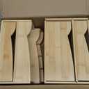 Yopay 2 Pack Bamboo Desk Organizer, Stackable Desktop Organizers with 3 Drawers, Bamboo Office Tabletop, Countertop Organization for Stationery, Makeup Vanity, Fully Assembled