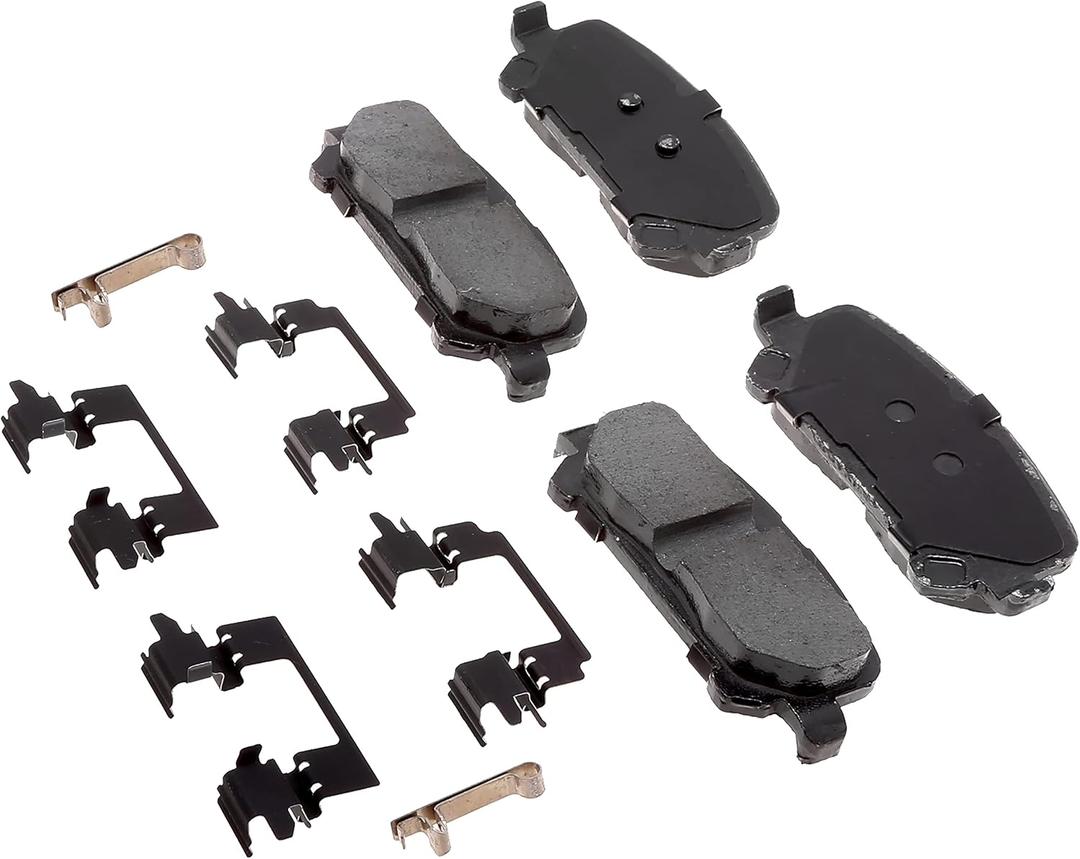 ACDelco Gold 17D1806CHF1 Ceramic Rear Disc Brake Pad Set