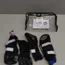 Hipaw Waterproof Dog Boots for Winter Snow Rain, Non-Slip Dog Shoes for Medium to Large Dogs, Extended Cuff Paw Protectors for Outdoor Walking Hiking (M (Insole wide 2.4") for 44~72lb)