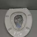 Jool Baby Quick Flip Toilet Seat with Built-in Potty & Splash Guard for Toddler Training, Slow Close (Elongated)