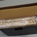 DLQuarts 5x7 Hanging Picture Frames Collage Wall Decor, 3-Opening Photo Frames 5x7 without Mat & 3.5x5 with Mat, Rustic Wood, Carbonized Black (5x7 (1-Pack))