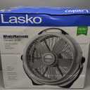 Lasko Wind Machine Fan, Air Circulator Fan with 3 Speeds, 20" Model 3300, Gray