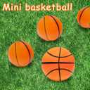 30PCS Large 2.5inch Squeeze Basketball Ball,Stress Sports Ball,Mini Foam Balls Anxiety Stress Relief for Basketball Party Favor Decoration Sports Theme Game Kids Prizes