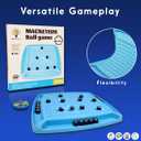 MagnaStack Magnetic Strategy Game - Portable Travel Board Game for Kids & Adults | Fun, Simple to Learn, Fast-Paced Gameplay | Brain Teaser & Family Party Game. (MagnaStack: Board Play Format)