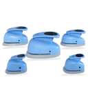 Circle Punch, Blue Paper Punch,5 Sizes Creative Circle Hole Punch Cutters for Paper Crafts, Cardstock, Gift Wrapping, Scrapbook Tools Cards,Arts Fun Projects,Like Christmas and Birthday Gifts,etc.