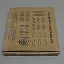 Duerer Sun Shade Sail Hardware Kit 52pcs for Rectangle Triangle Sun Shade Sails Canopy Installation 304 Stainless Steel Accessories Set for Outdoor Garden Patio(6" M6 Turnbuckles+ 4*6.6ft Cables Wire)