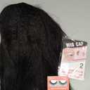 16 Inch Kinky Straight U Part Wig Human Hair for Black Women With Drawstring Natural Hairline Glueless Yaki Straight U Shape Wig No Glue Beginner Friendly Natural Color 220% Density