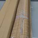 Comzone Cordless Woven Wood Roman Shades Blackout 27" W x 74" H, Thrush