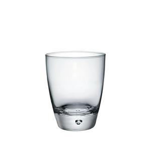Bormioli Rocco Luna Set Of 3 Double Old Fashioned Glasses, 11.5 Oz. Clear Crystal Glassware, Dishwasher Safe, Made In Italy