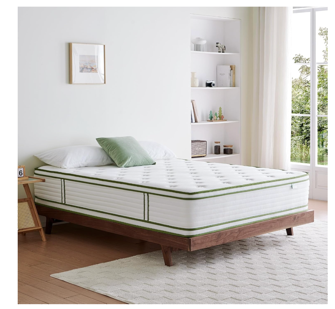 Dourxi Full Size Mattress, 14 Inch Hybrid Mattress in a Box, Full Mattress with Gel Memory Foam and Individual Pocket Springs, Cooling Sleep and Pressure Relief, Plush Feel, 54 * 75 * 14 Inch