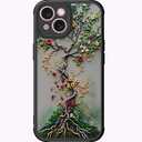 DEENAKIN for iPhone 13 Case, Cute Floral, Translucent Matte Cover | Compatible with Magsafe,Trendy Aesthetic Cool Retro Western Coquette Protective Slim Phone Case for Women Girls