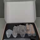 5-in-1 Hot Air Styler Wrap, High-Speed Hair Dryer Brush Blow Dryer with 2 Auto Wrap Curlers for Curling, Straightening, Volumizing, Fast Drying & Frizz-Free Styling for All Hair Types