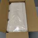 ECOLipak 100% Compostable 5 Compartment Plates, 100 Pack Disposable Compartment Paper Plates, 12.5 * 8.6 inch Biodegradable Sugarcane Plates, Eco-Friendly School Lunch Trays