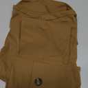 Cicy Bell Womens Oversized Cropped Trench Coats Single Breasted 3/4 Cape Sleeve Trendy Casual Jackets Button up Outerwear (Medium, Camel)