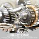 4 x RUIAN 4PCS 304 Stainless Steel Hardware Pins Cotter Pins R Clip Large Spring Retaining for Trailer Tractors Mower Carts Truck Pin Clip