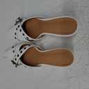 AMINUGAL Mules Heels for Women Pointed Closed Toe Kitten Pumps Buckle Slip On Studded Stiletto Heeled Party Dress Shoes (6)