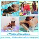 Thin Turkish Beach Towel Lightweight Soft Cotton Extra Large XL Oversized Sand Free Sandproof Absorbent Quick Dry Towels Cloud Bath Pool Travel Compact Essentials Accessories for Adult Gifts (XL(79x36 IN,200x90 CM), 2 Pack Adarkblue Turtle Deepskyblue Jellyfish)