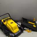 Electric Lawn Mower Corded, 13 Inch 11-Amp Lawn Mowers with 8 Gallon Collection Bag, 3-Position Cutting Height Adjustment for Lawn Care