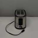 Hamilton Beach 2 Slice Extra Wide Slot Toaster with Bagel & Defrost Settings, Shade Selector with 7 Browning Levels, Toast Boost, Auto Shutoff, Black & Stainless Steel (22633)