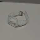 amBand E1 Rugged Band & Case for Apple Watch  Compatible with Series 111, SE3/SE2/SE  and Ultra 3/2/1, Lightweight Shockproof Design (Clear)