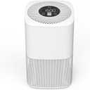 Air Purifiers for Bedroom Up to 825sqft,H13 HEPA FilterDesktop Air Purifier,24dB Air Purifiers for Home,Timer,KJ910 White. (KJ910)