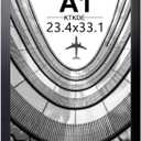 KTKDE A1 Picture Frame,23.4x33 Poster Frame Black Woodgrain, Vertical & Horizontal Wall Hanging Large picture frames for Photos, Posters & Art Prints