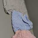 REDKISS 3 Pack Microfiber Hair Towels - Extra Large Hair Towel Wrap for Women, 24x42 inch Hair Towels with Elastic Strap, Super Soft Hair Drying Towels for Long, Thick, Curly Anti Frizz Turbans (Pink+grey+blue)