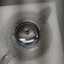 Amzcku 50OZ/1500ml Vintage Glass Teapot with Removable Infuser  Stovetop Safe, Borosilicate Glass Tea Kettle for Blooming & Loose Leaf Tea