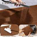 chakme Bathroom Rugs Mat 36x24, Ultra Thin Non Slip Bath Mat Large Quick Dry Absorbent Bath Mat for Bathroom Floor, (Rust, 36"x24")