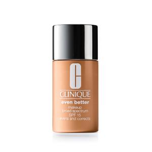 Clinique Even Better Makeup Liquid Foundation SPF 15 With Vitamin C For Dry + Oily Combination Skin Types | Medium Coverage + Natural Finish | Evens Skin Tone + Reduces Dark Spots (BG Tawnied Beige WN 80 - medium, warm-neutral undertones)