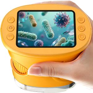 1000X Handheld Digital Microscope for Kids: Pocket Microscope with 2.0" IPS Screen - STEM Toys Birthday Gifts for Girls Boys Child - Portable Edu Science Kits Toddler Age 3-6 6-12