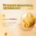 Vitamin C Face Serum with Vitamin C, Hyaluronic Acid, Vitamin E, Serum for Dullness, Balanced Complexion, Eye Area, Fine Lines & Wrinkles, 60ml/2.02oz