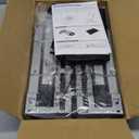 KEDSUM Mini Luggage Cart with Wheels Foldable, Lightweight Trolley Cart with Wheels, Expandable Baseplate Foding Hand Truck, 120 LBS Portable Dolly for Airport, Travel and Moving, 100% Aluminum