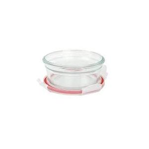 Round Food Storage Container: Glass Container with Lid, Oven & Microwave Safe (2 Pack )