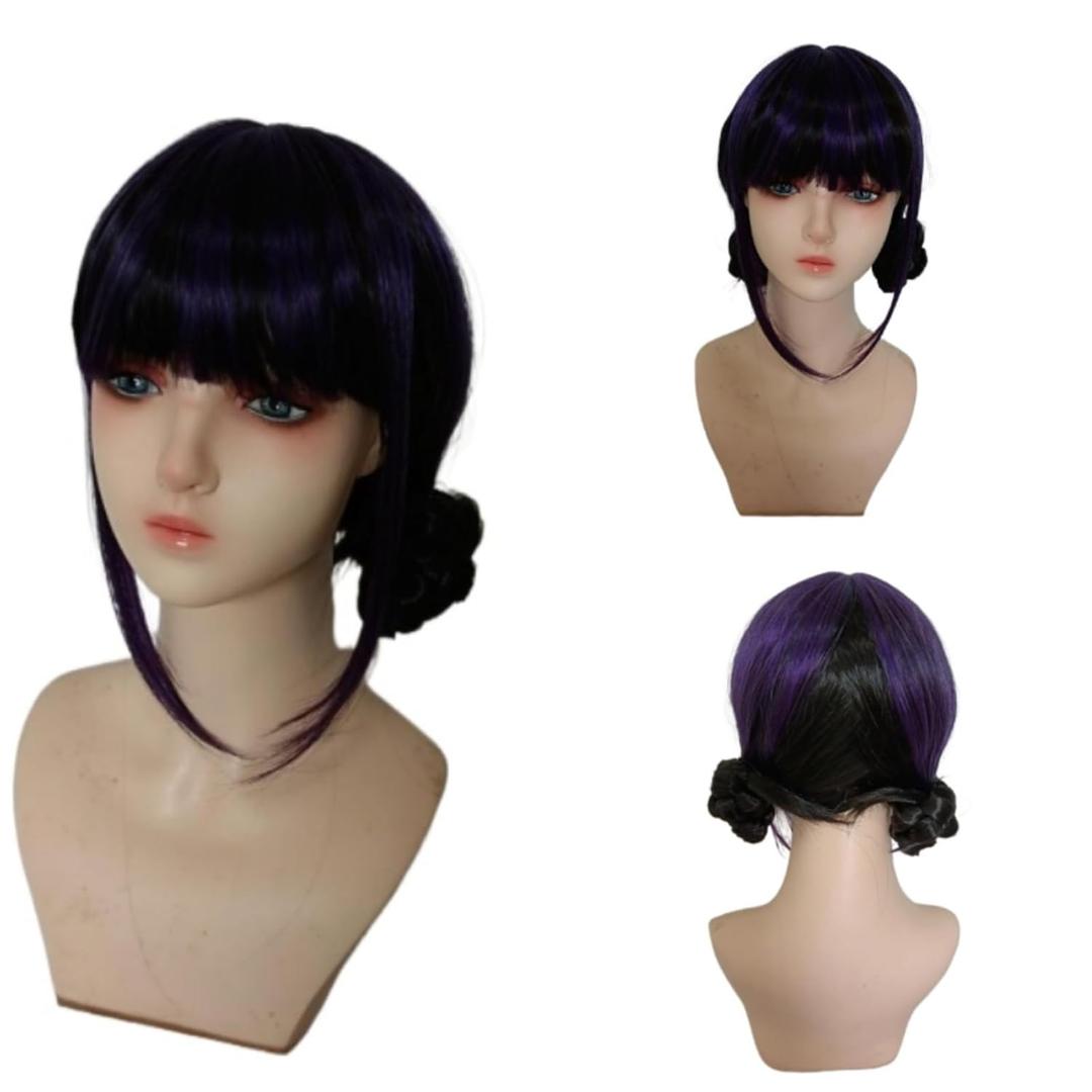 Kids Rumi Mira Zoey Costume Wigs For Girls Halloween Cosplay Hair Accessories