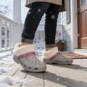 NOLITOY Plush Socks Inserts Replacement Inside Shoes for Warmth, Cozy Winter Clog Liners Fuzzy Liner Insert for Women Men 46-47(280mm) (28X9.8CM)