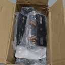 Bed Support Legs, 6PCS Replacement Adjustable Bed Risers, 7.3-12 in Heavy Duty Metal Furniture Feet with Non-Slip Rubber Base for King Queen Slats, Couch, Table, Sofa