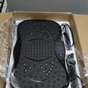 Vibration Plate Exercise Machine, Lymphatic Drainage Machine for Weight Loss, Lymphatic Drainage & Muscle Recovery, Multiple Speeds with Bluetooth & Remote, Max User Weight 330lbs (Pure Black)