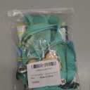 PUPTECK Adjustable Dog Harness Collar and Leash Set Step in No Pull Pet Harness for Small Medium Dogs Puppy and Cats Outdoor Walking Running, Soft Mesh Padded Reflective Vest Harnesses, Solid Green M 