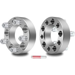 OCPTY 5x4.5 to 5x4.5 Wheel Spacers 1.5 inch 5x114.3 spacers with 1/2 Studs 5lug fit for 1965-2014 for for Mustang 2010-2014 for for Taurus 2pcs