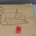 Stadium Seats with Back Support ,Wide Stadium Chairs with Back and Cushion, Sofa Style Stadium Seats, 6 Reclining Positions, Extra Thick Bleacher Seat for Sports Events (Black-1 Pack , Wide|22.5")